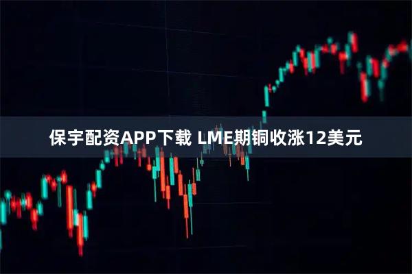 保宇配资APP下载 LME期铜收涨12美元